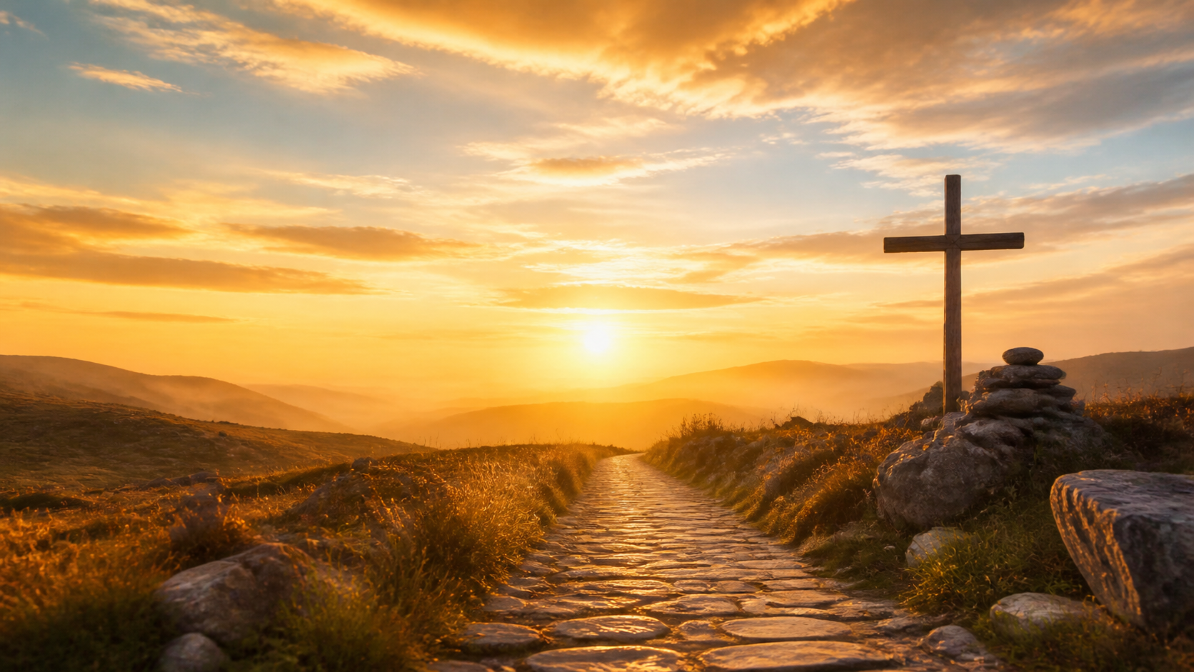 Amanhecer luminoso simbolizando esperança na Oração da Sorte