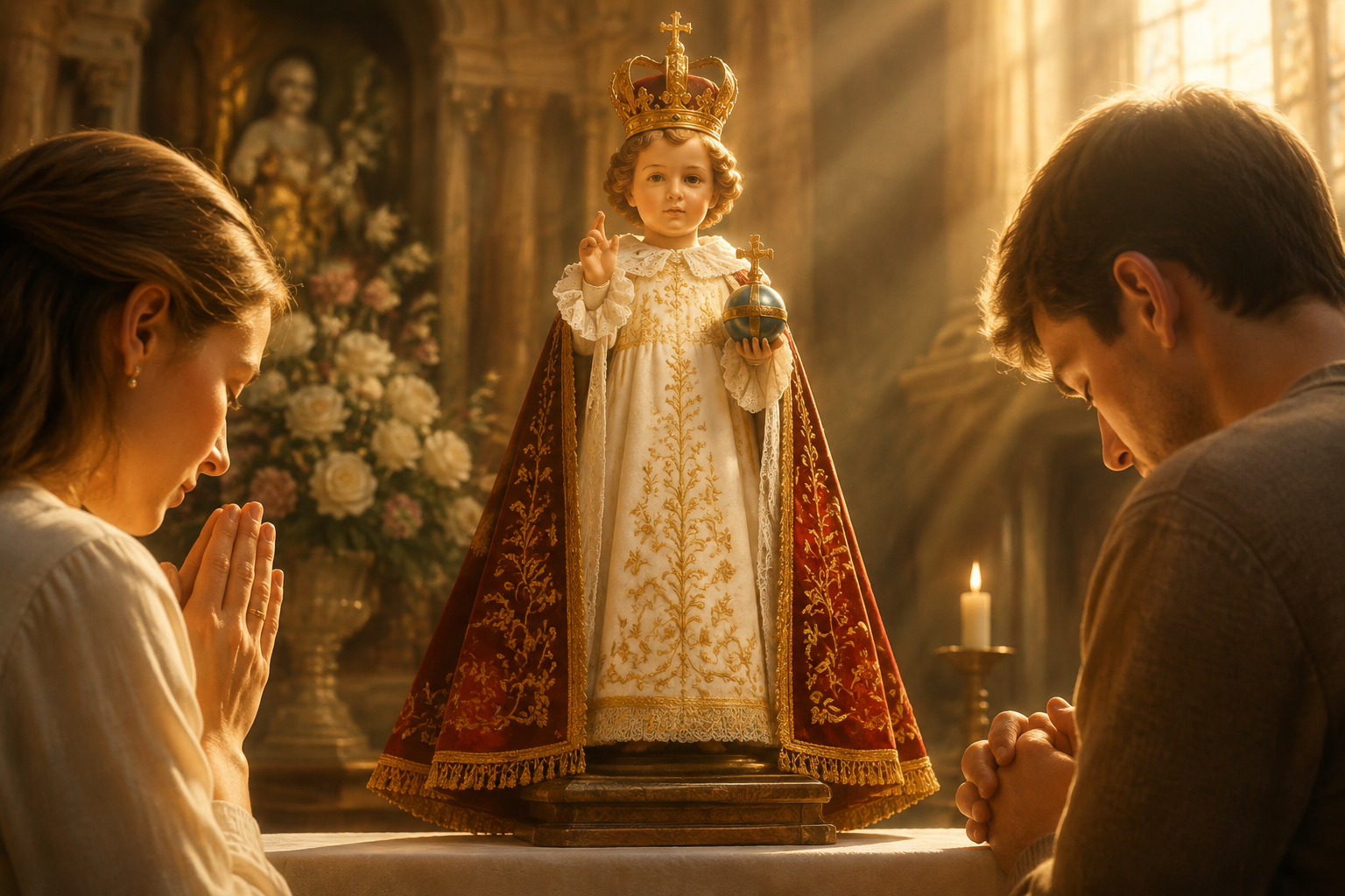 Oração e ato de consagração do menino jesus de praga