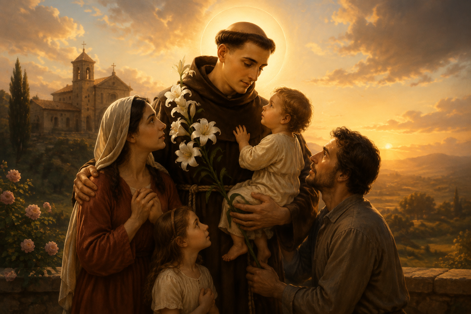 santo antonio pela familia